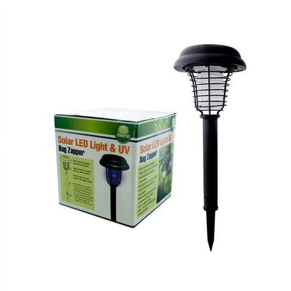 Solar Powered Light, Mosquito and Insect Bug Zapper-LED/UV Radiation Outdoor - Picture 1 of 7